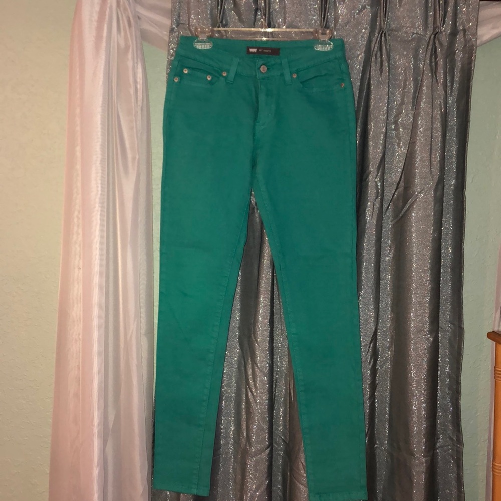 Levi’s 535 Legging Jean NWOT Green 9M